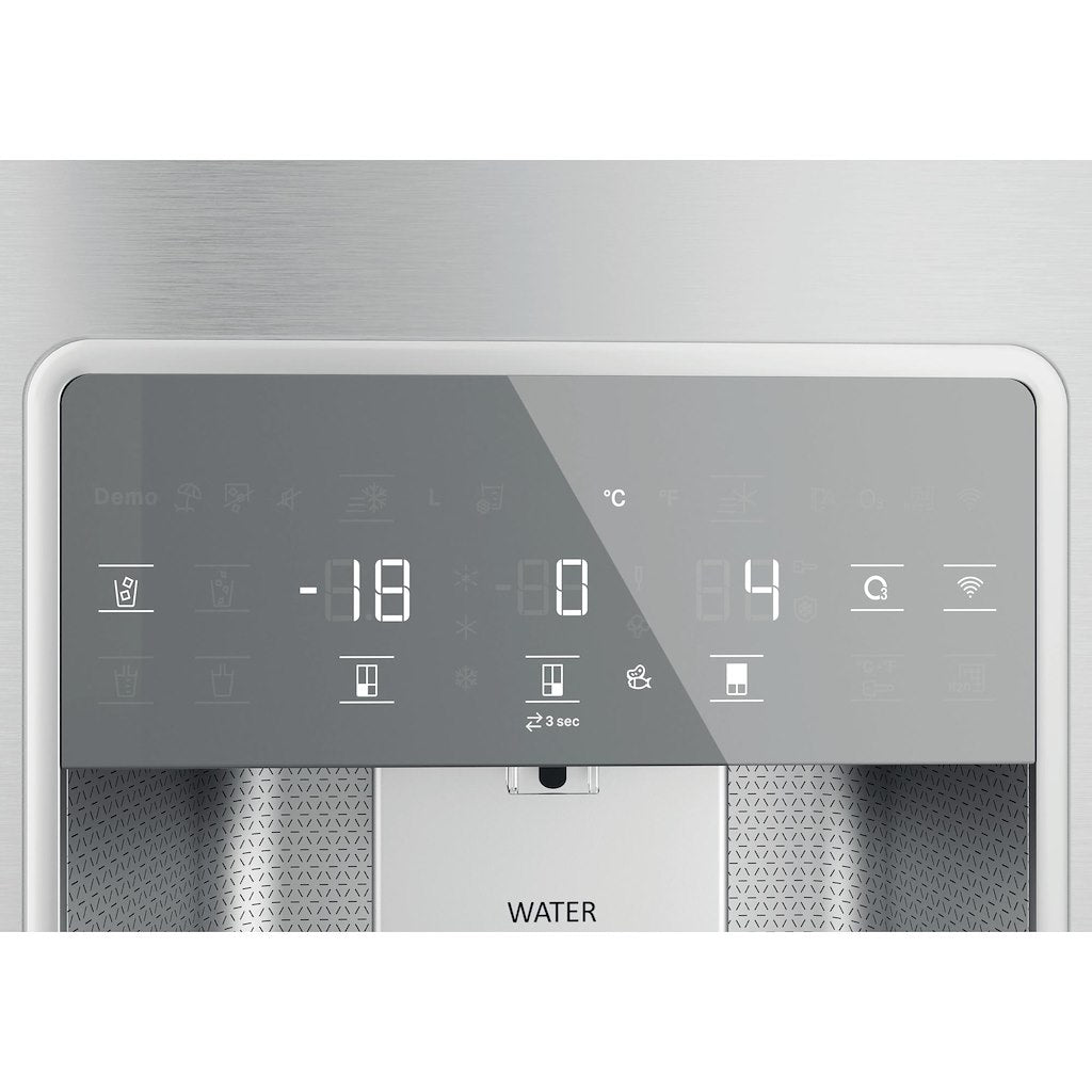 Hotpoint Active 4 Door HQ9I MO1L UK Fridge Freezer - Stainless Steel