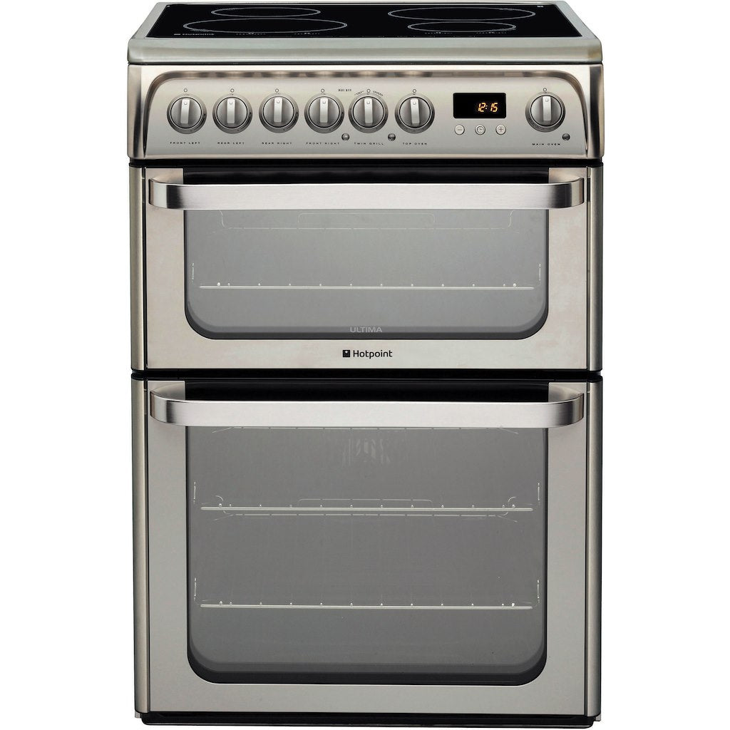 Hotpoint electric freestanding double cooker: 60cm