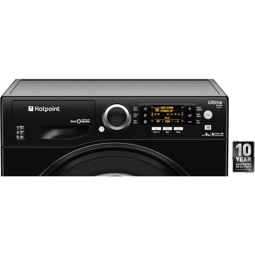 Hotpoint freestanding front loading washing machine: 9kg