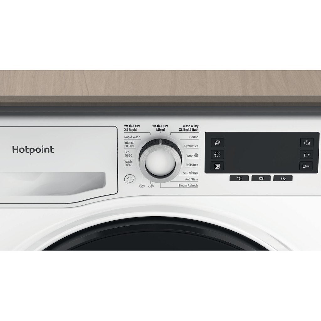 Hotpoint ActiveCare NDD8636DAUK 8+6KG White Freestanding Washer Dryer