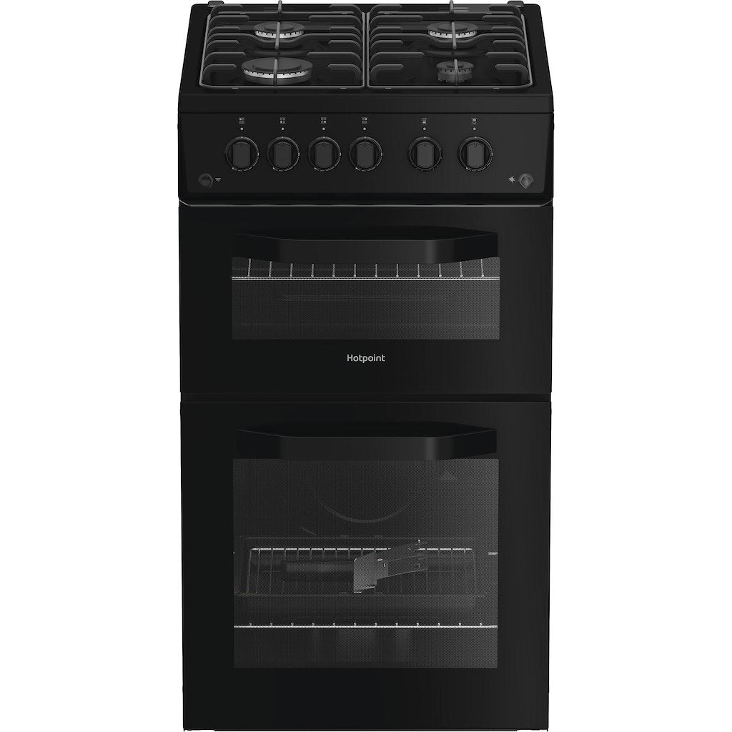 Hotpoint gas freestanding double cooker: 50cm