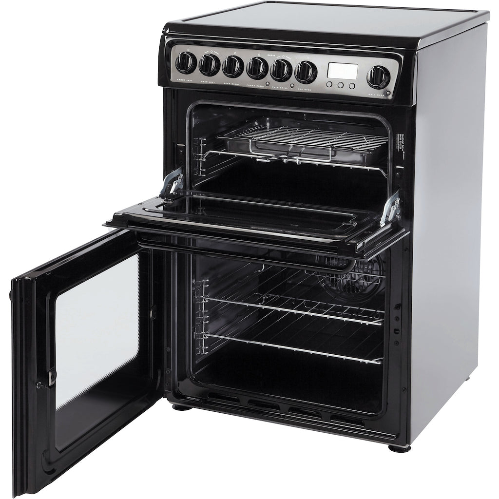 Hotpoint electric freestanding double cooker: 60cm