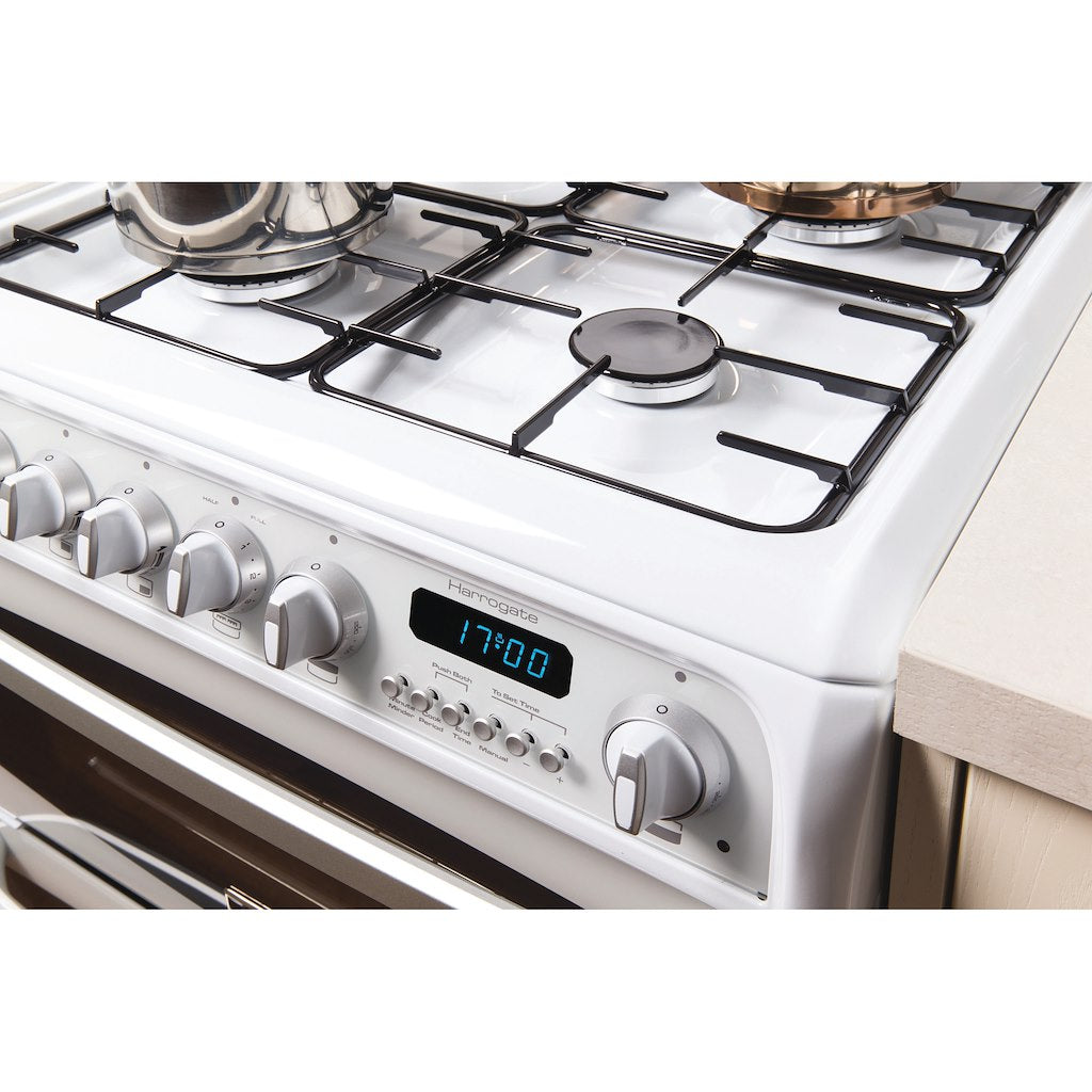 Hotpoint gas freestanding double cooker: 60cm