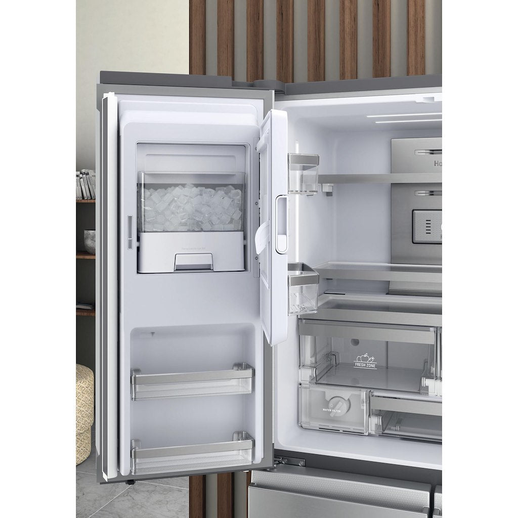Hotpoint Active 4 Door HQ9I MO1L UK Fridge Freezer - Stainless Steel