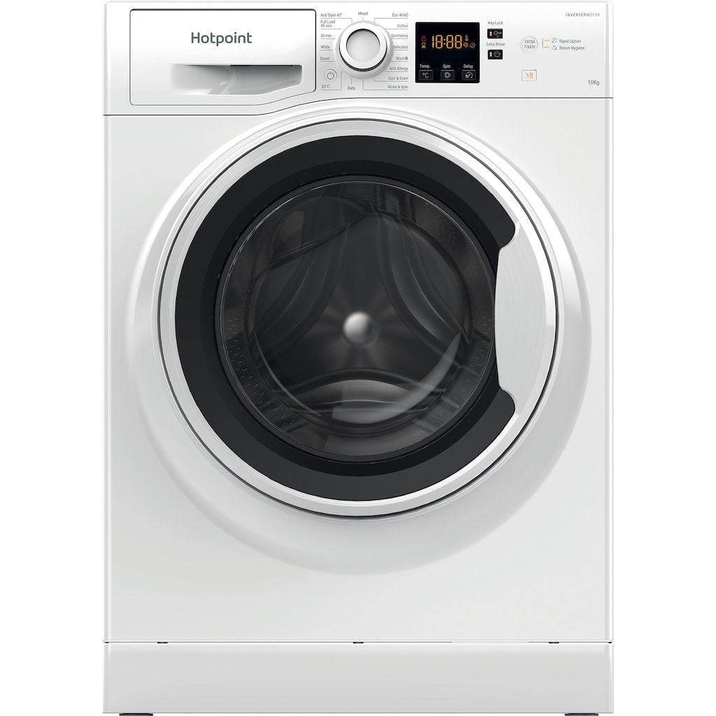 Hotpoint NSWA 1044C WW UK N Front Load 10kg Washing Machine - White