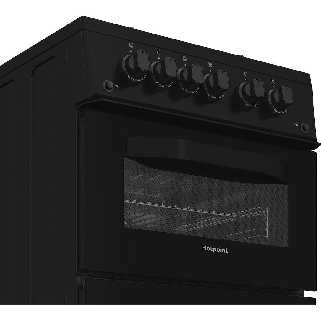Hotpoint gas freestanding double cooker: 50cm