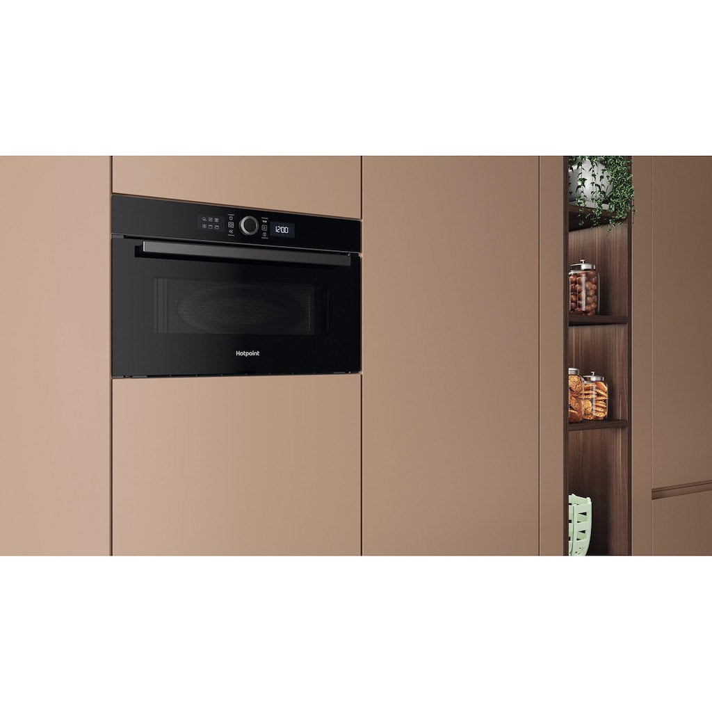 Hotpoint Class 4 HMD44MBUK Built In Microwave and Grill - Black