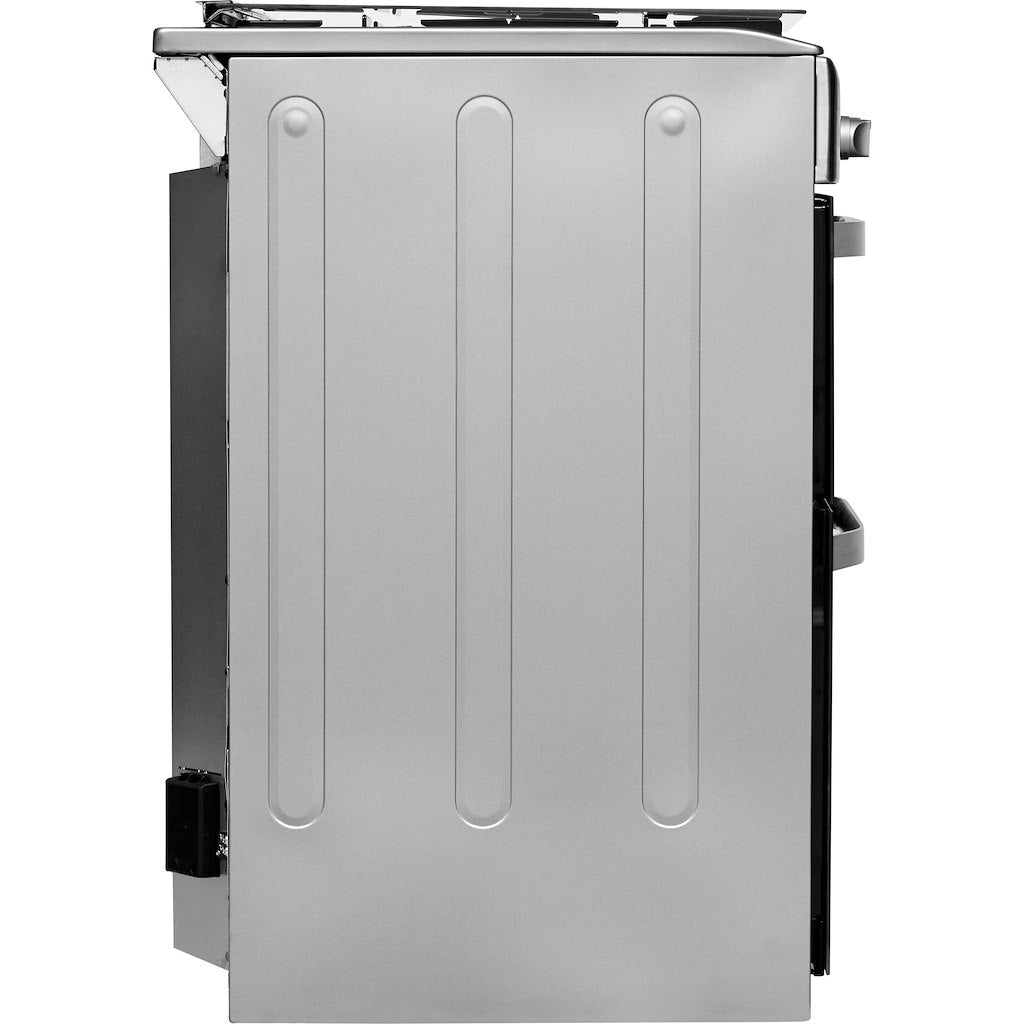 Gas Double Oven Cooker - Coventional Oven - Stainless Steel With Fast Preheat and Digital Clock & Minute Minder