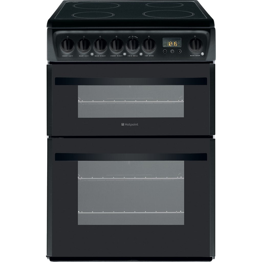 Hotpoint electric freestanding double cooker: 60cm