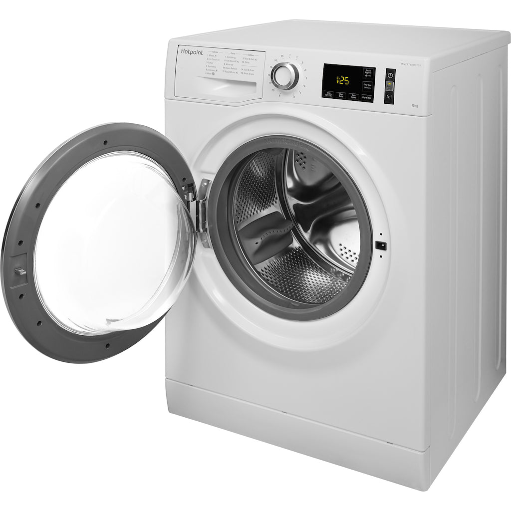 Hotpoint freestanding front loading washing machine: 10kg