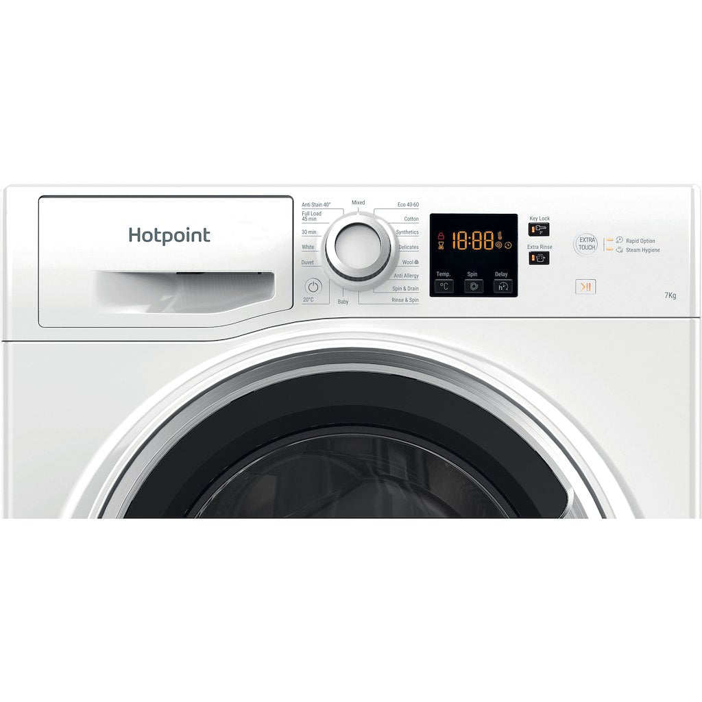 Hotpoint NSWE 743U WS UK N Washing Machine - White