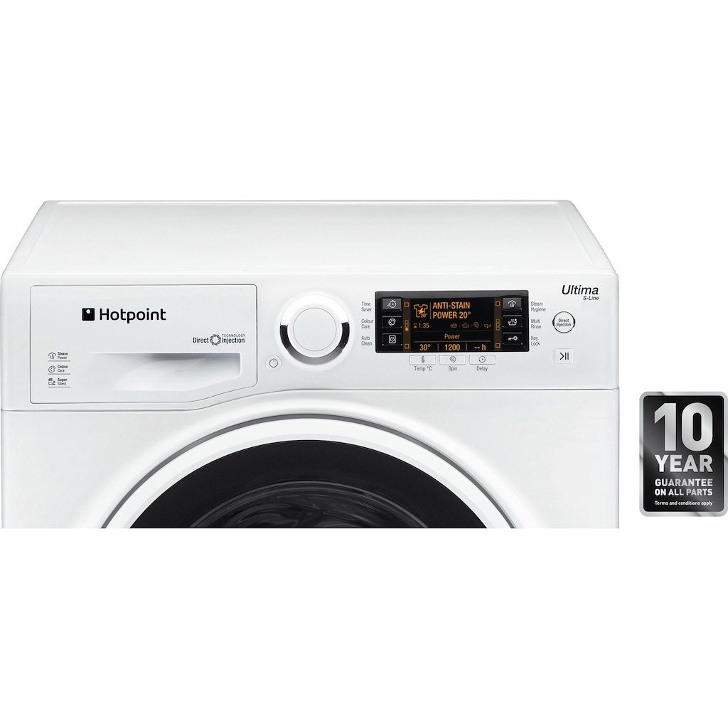 Hotpoint freestanding front loading washing machine: 10kg