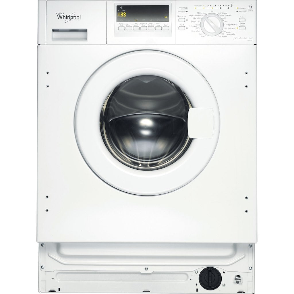 Whirlpool built in washing machine: Whirlpool built in washing machine, 7kg - AWOE7143