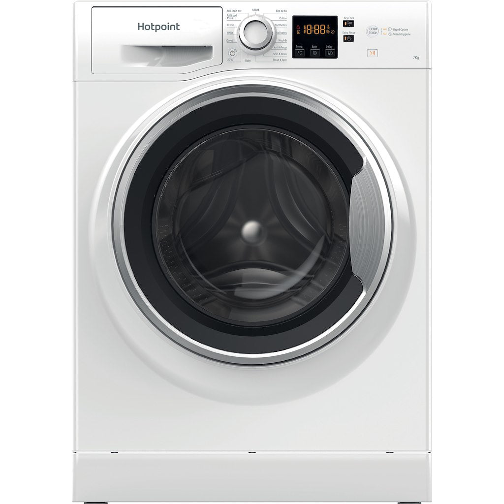 Hotpoint NSWE 743U WS UK N Washing Machine - White