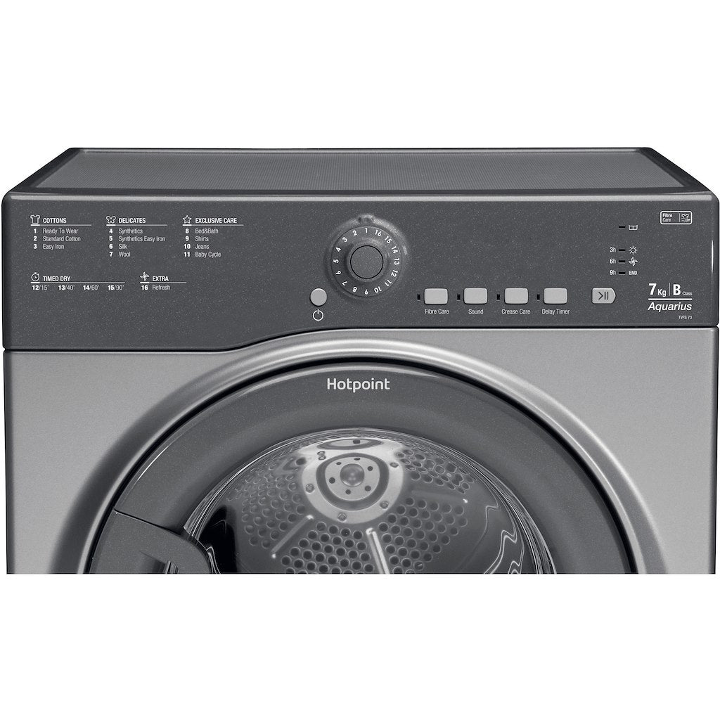 Hotpoint air-vented tumble dryer: freestanding, 7kg