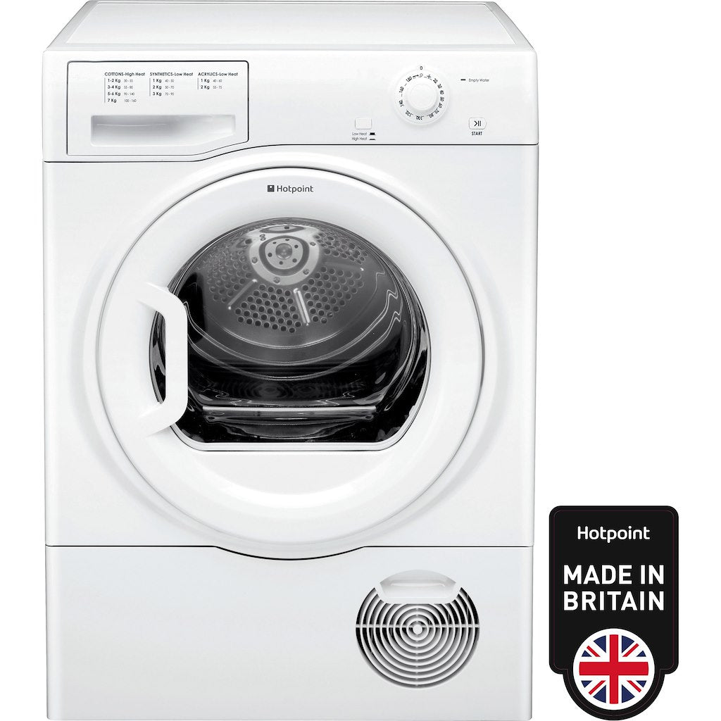 Hotpoint condenser tumble dryer: freestanding, 7kg