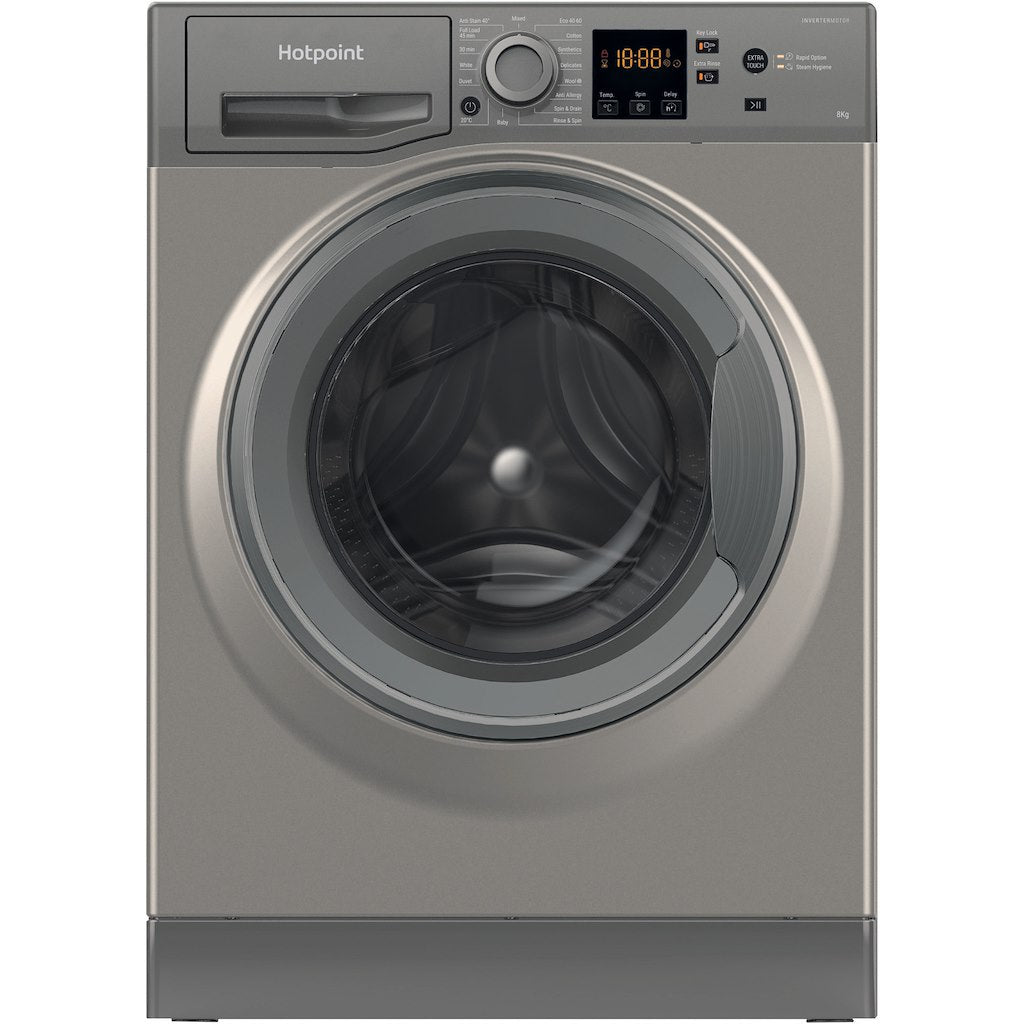 Hotpoint NSWR 843C GK UK N Washing Machine - Graphite