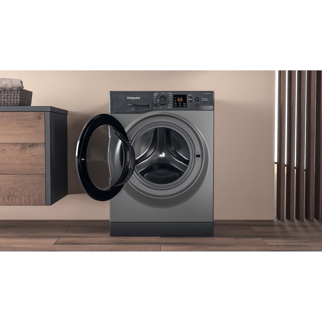 Hotpoint NSWR 843C GK UK N Washing Machine - Graphite