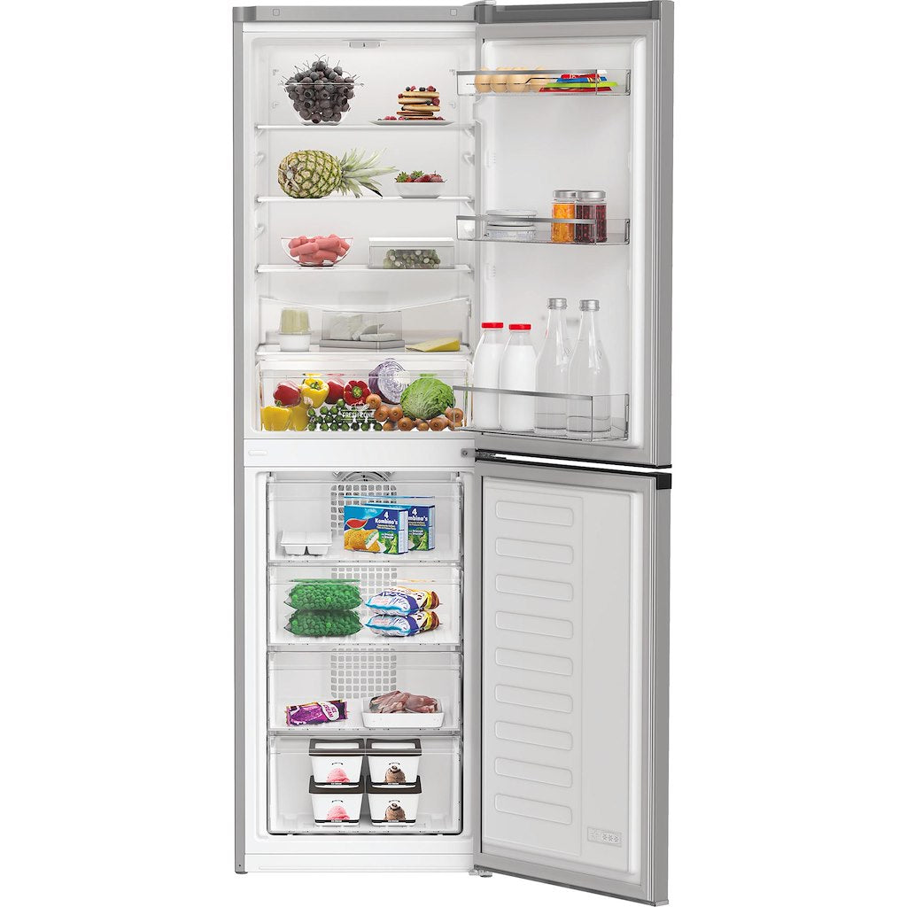 Hotpoint No Frost 50/50 Fridge Freezer - Silver - E Rated