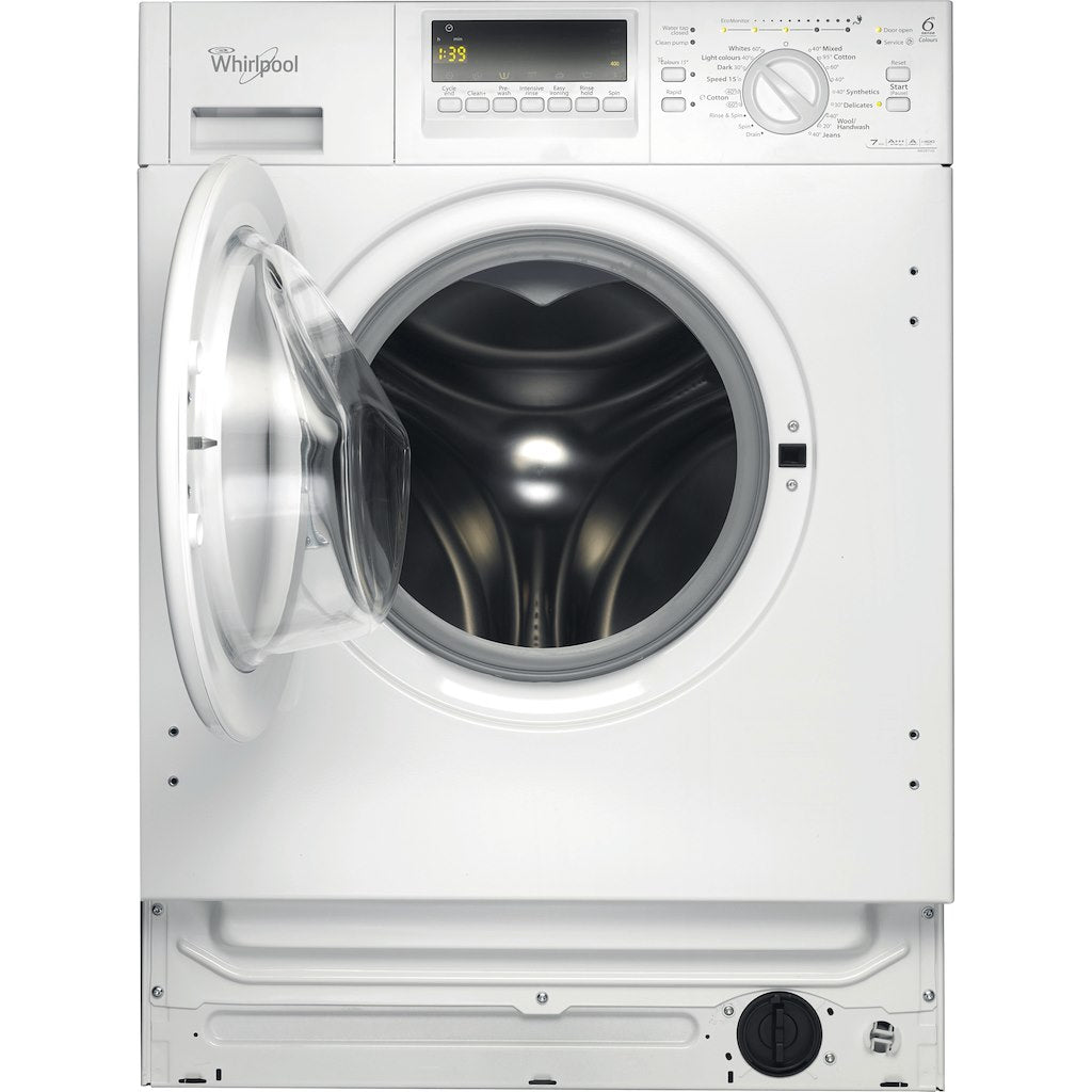 Whirlpool built in washing machine: Whirlpool built in washing machine, 7kg - AWOE7143