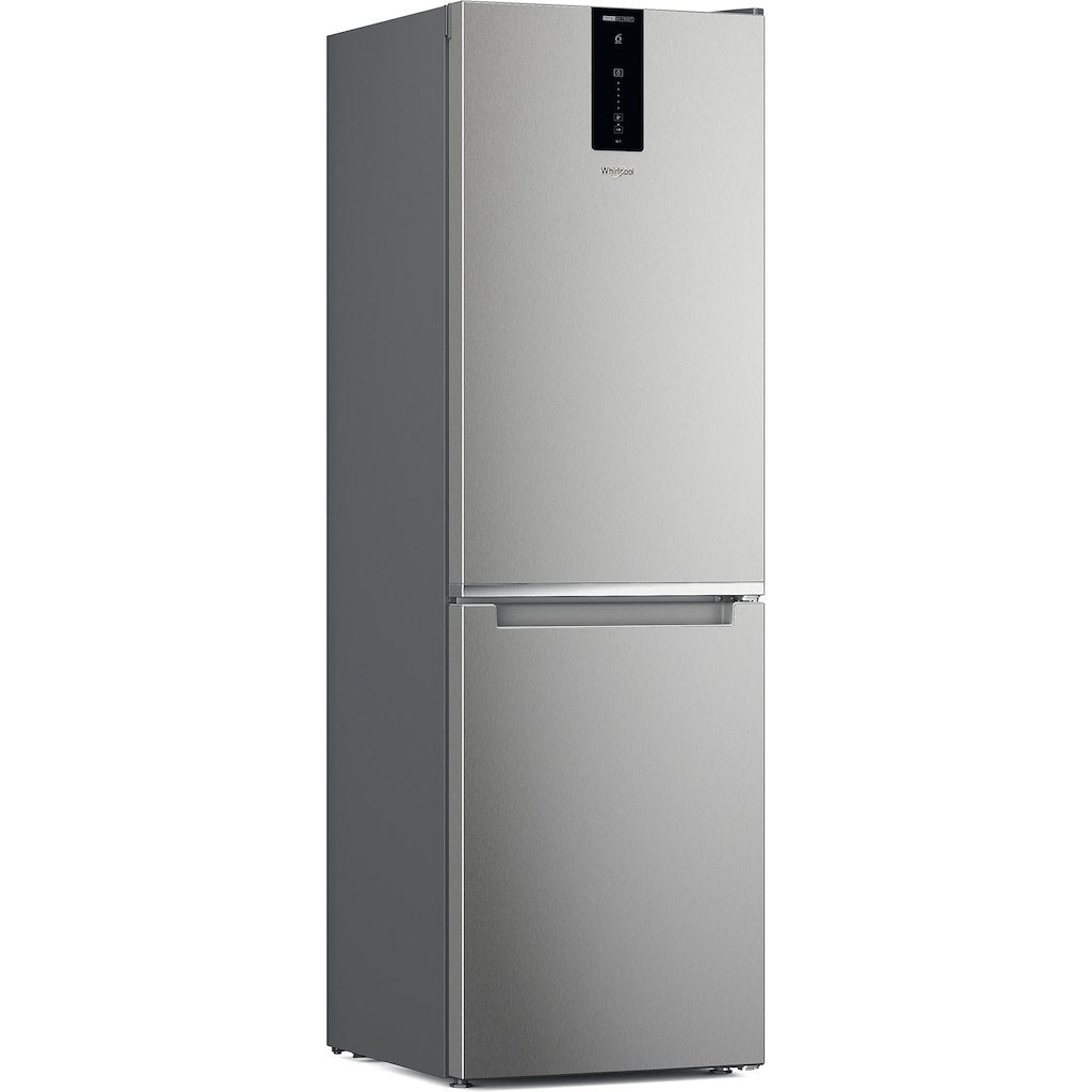 Whirlpool Total No Frost Fridge Freezer - 70/30 Split - Stainless Steel - 18 Shopping Bags - E Rated - W7X 82O OX UK
