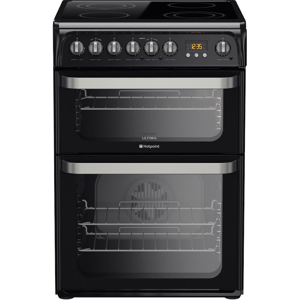 Hotpoint electric freestanding double cooker: 60cm