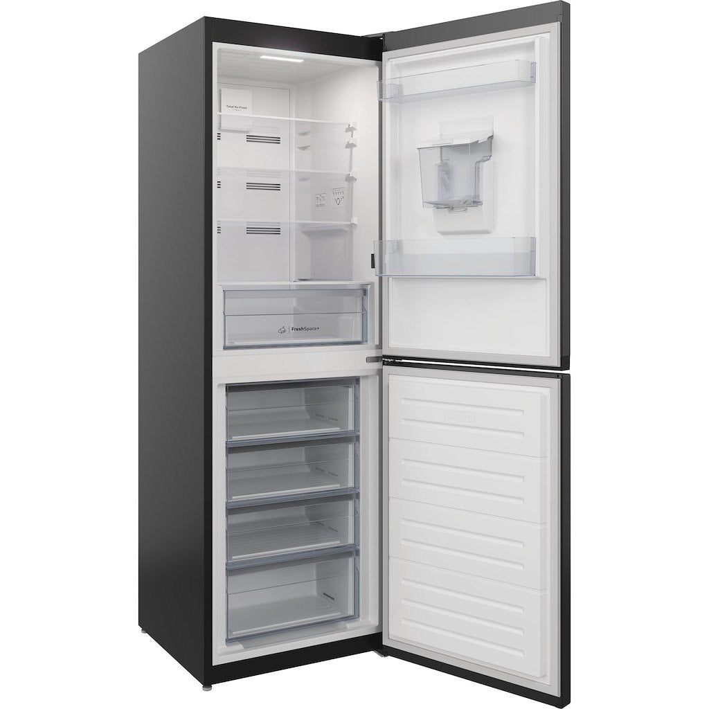 Freestanding fridge freezer: frost free - IBTNF 60182 B AQUA UK