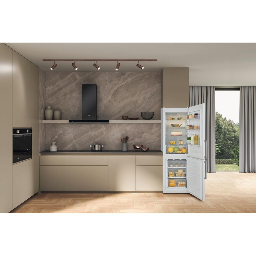 Whirlpool Low Frost Fridge Freezer - White - 70/30 Split - 19 Shopping Bags - E Rated - W5 821E W UK