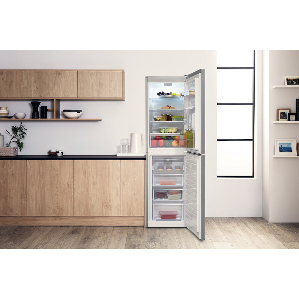Hotpoint HBNF55181SAQUAUK1 Graphite 50/50 Freestanding Fridge Freezer