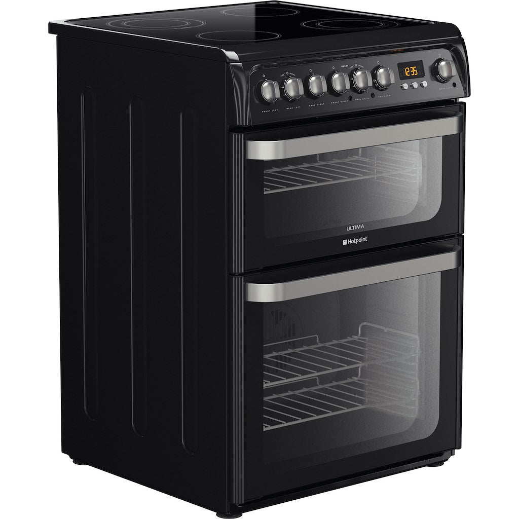 Hotpoint electric freestanding double cooker: 60cm