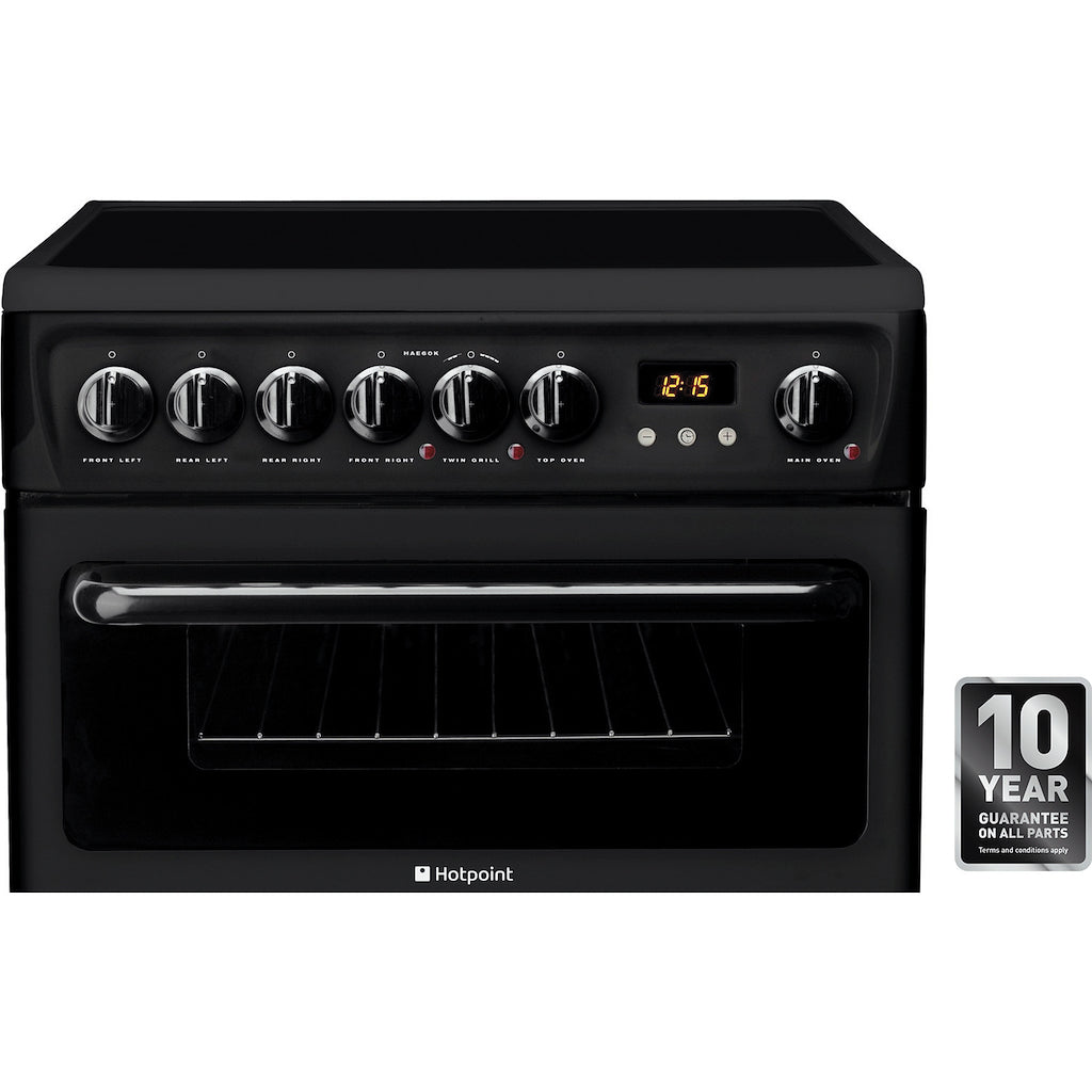 Hotpoint electric freestanding double cooker: 60cm