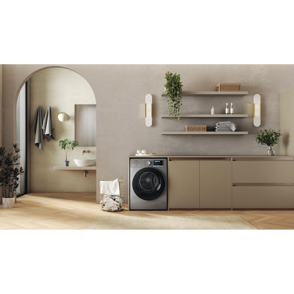 W809ADSSILENCEUK Whirlpool WASHING MACHINE 10KG - Gunmetal - A-30%
