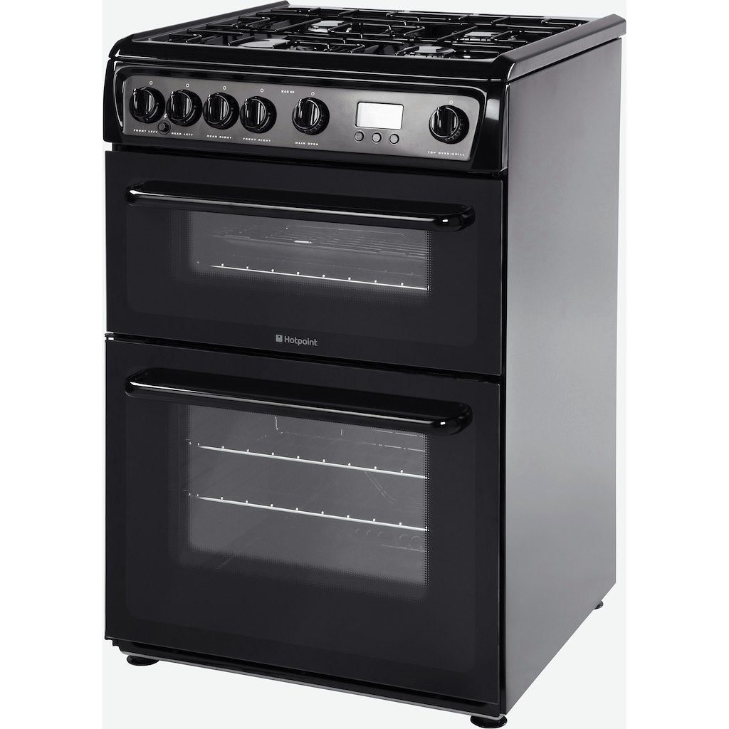 Hotpoint gas freestanding double cooker: 60cm