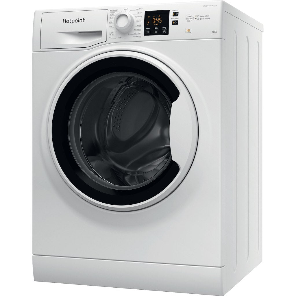Hotpoint NSWA 1044C WW UK N Front Load 10kg Washing Machine - White