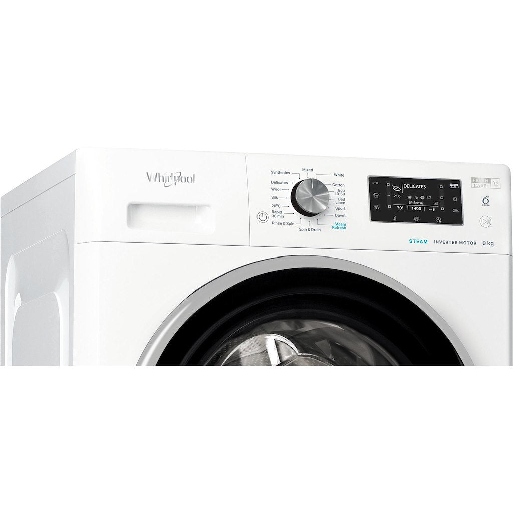 Whirlpool washing machine: 9,0kg - FFD 9448 BSV UK
