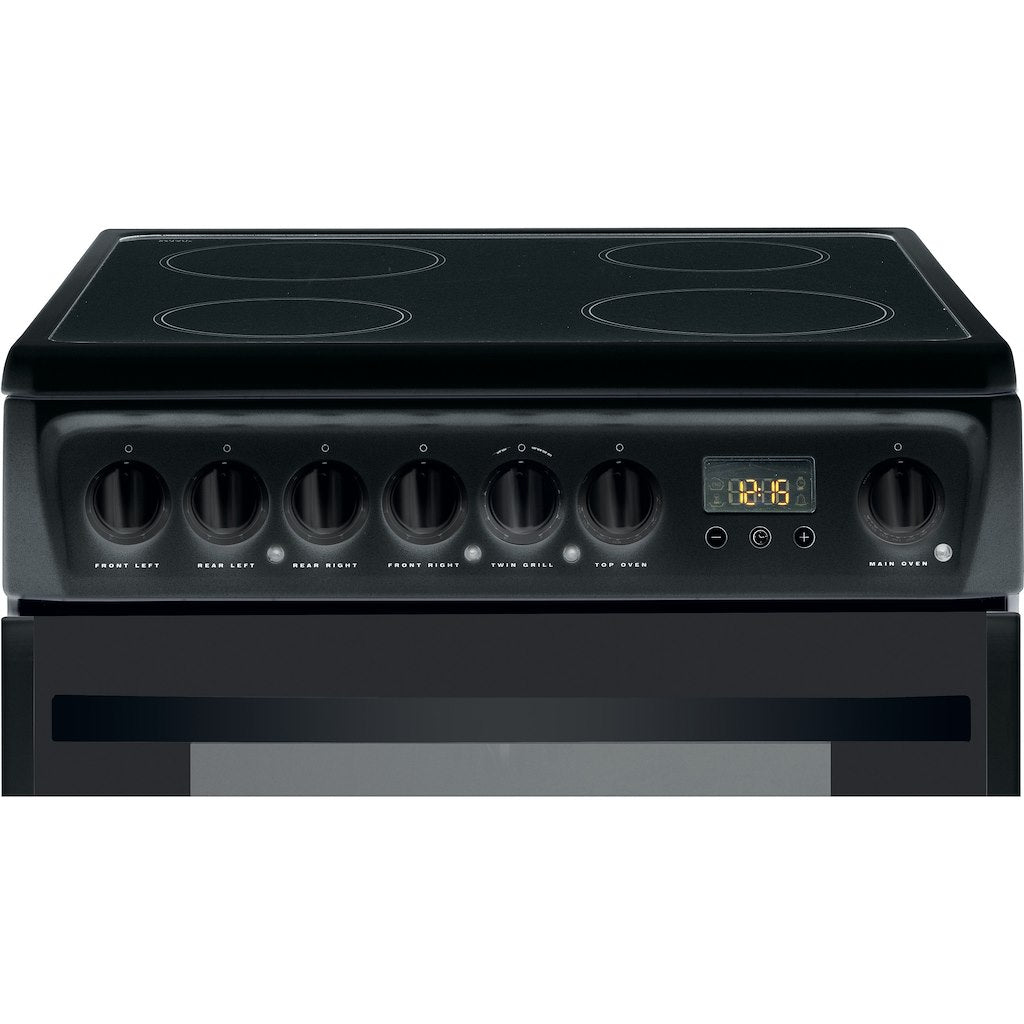 Hotpoint electric freestanding double cooker: 60cm
