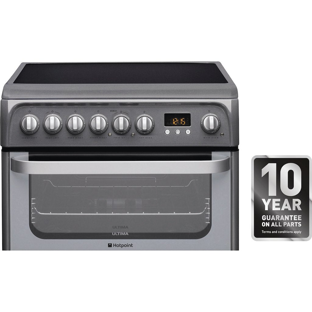Hotpoint electric freestanding double cooker: 60cm