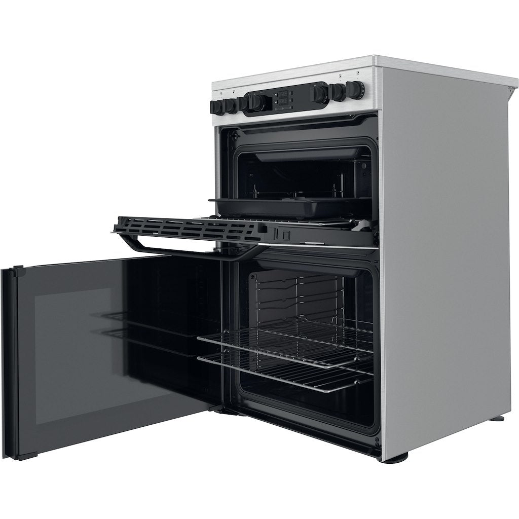 Hotpoint electric freestanding double cooker: 60cm