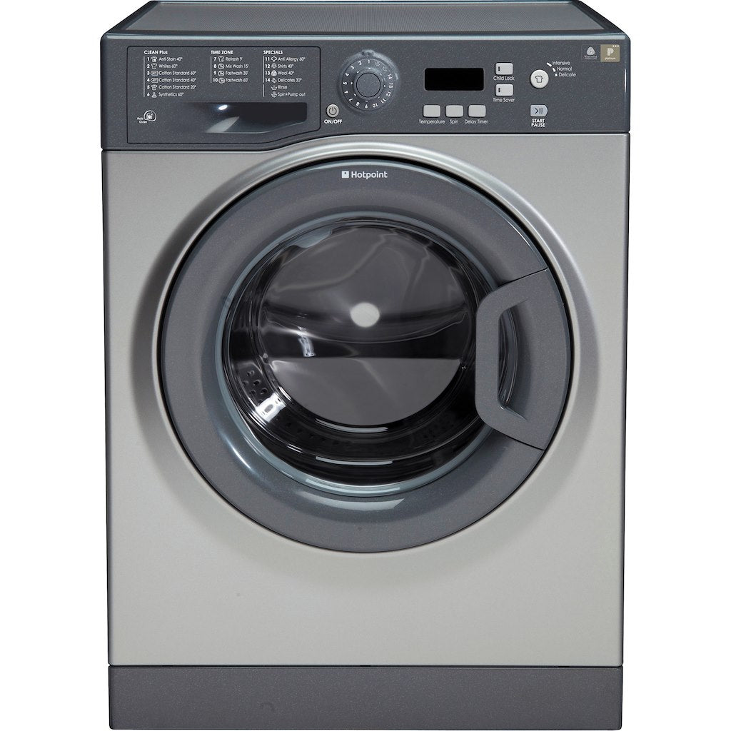 Hotpoint freestanding front loading washing machine: 9kg
