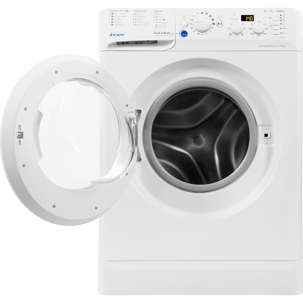 Freestanding front loading washing machine: 7kg