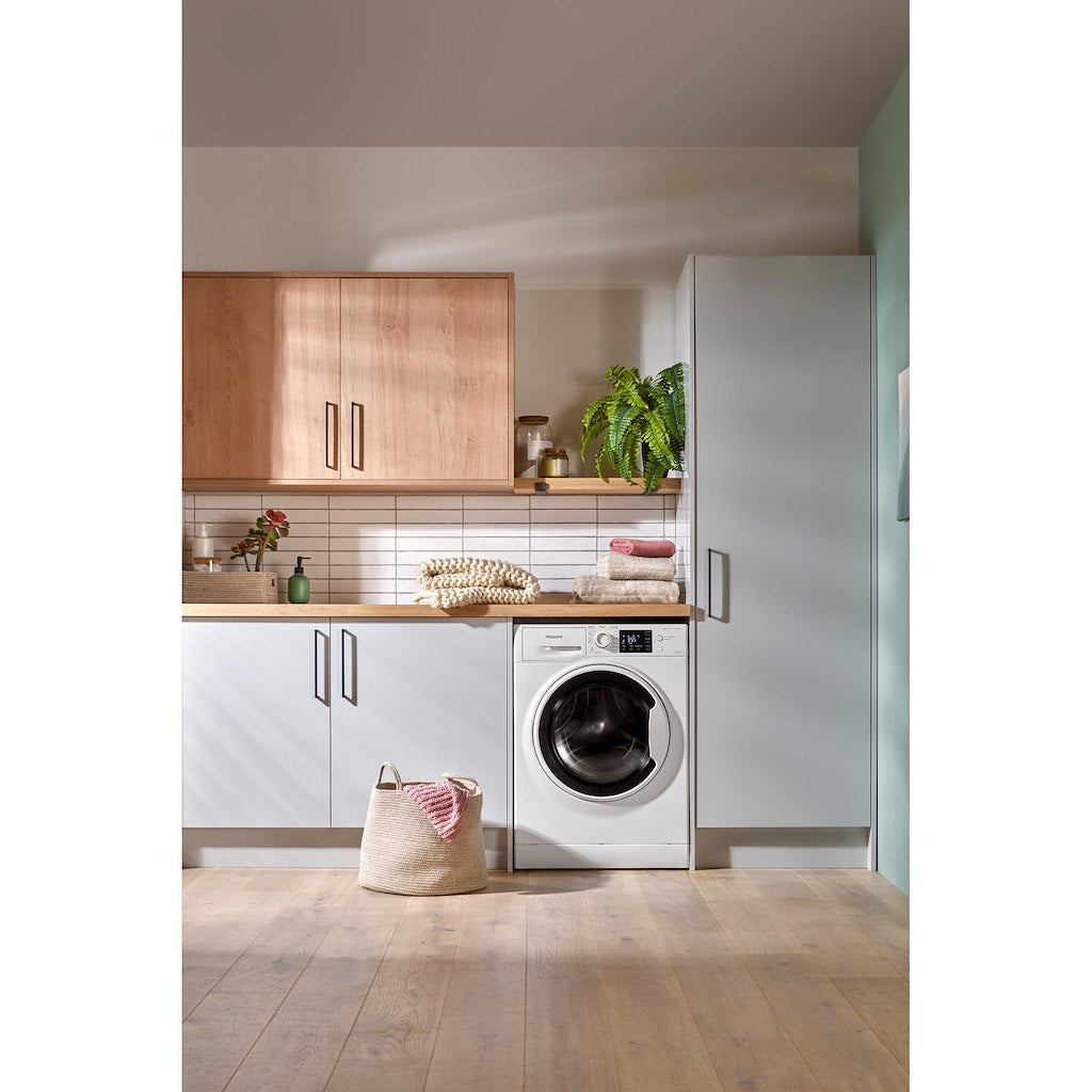 Hotpoint Anti-Stain NDB11724WUK 11+7KG White  Freestanding Washer Dryer