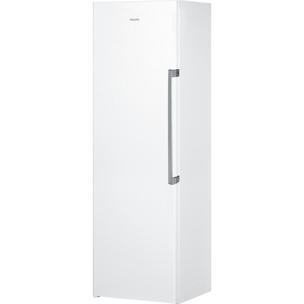 Hotpoint freestanding upright freezer: white