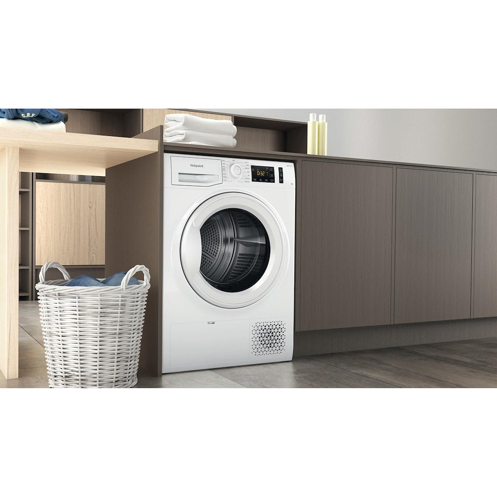 Hotpoint CreaseCare Heat Pump Tumble Dryer - White - 9kg - A++ Rated - NT M11 92 UK