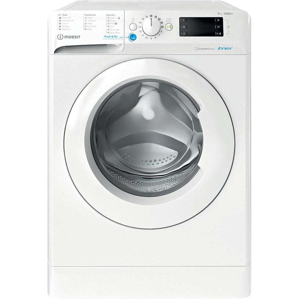 Freestanding front loading washing machine - BWE 91496X W UK N