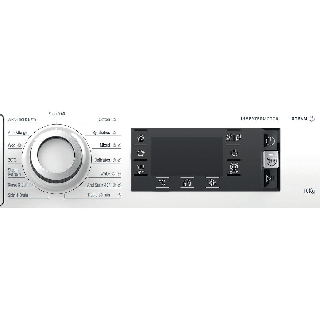 Hotpoint ActiveCare Washing Machine - White - 10kg - 1400rpm - A-20% Rated - NLCD 1048 WD A UK
