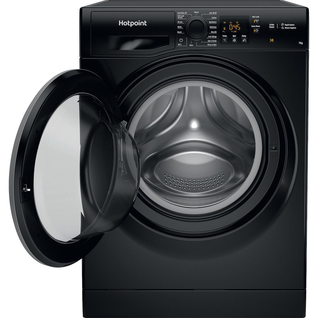 Hotpoint freestanding front loading washing machine: 7kg