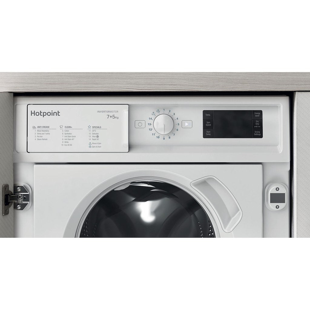 Hotpoint BIWDHG75148 UK N Integrated Washer Dryer