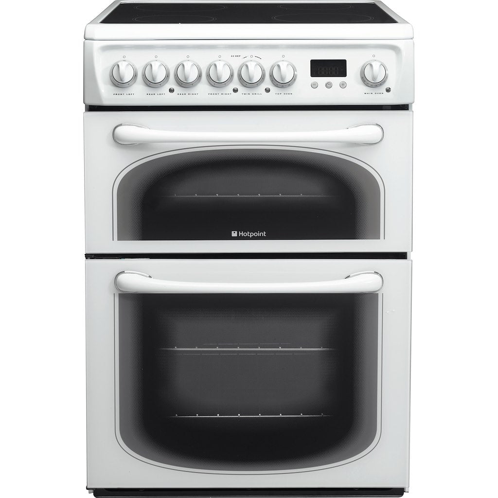 Hotpoint electric freestanding double cooker: 60cm