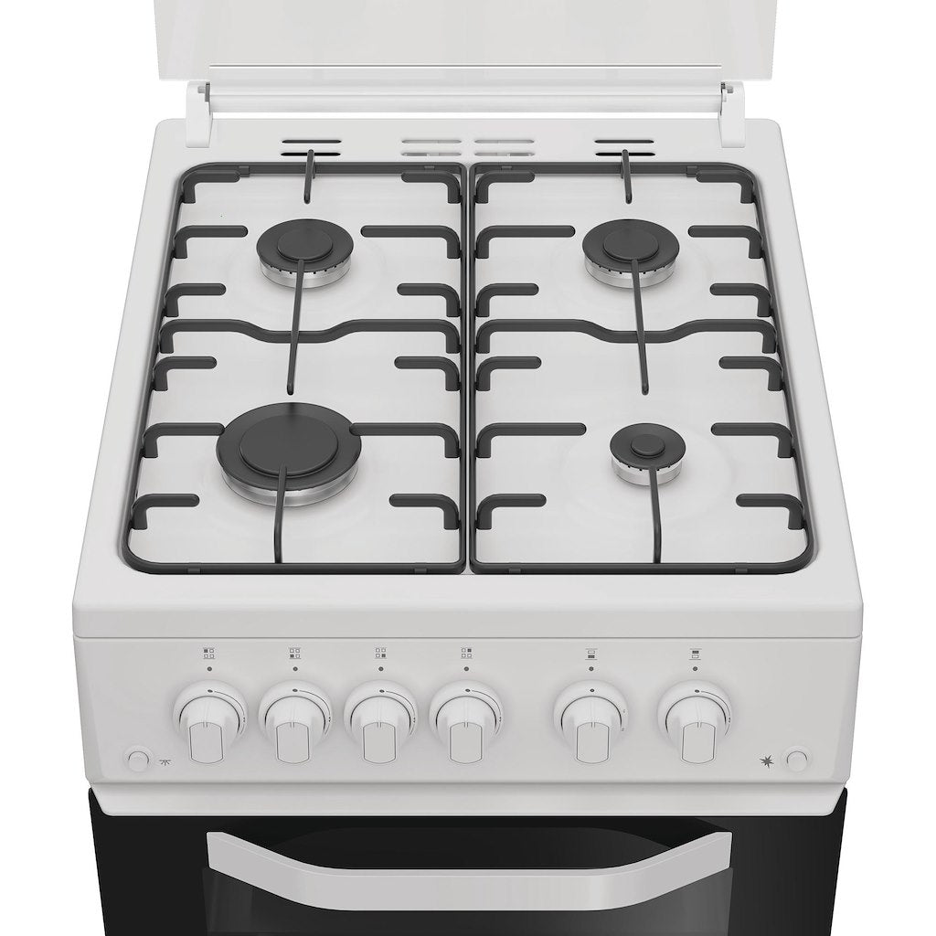 Hotpoint gas freestanding double cooker: 50cm