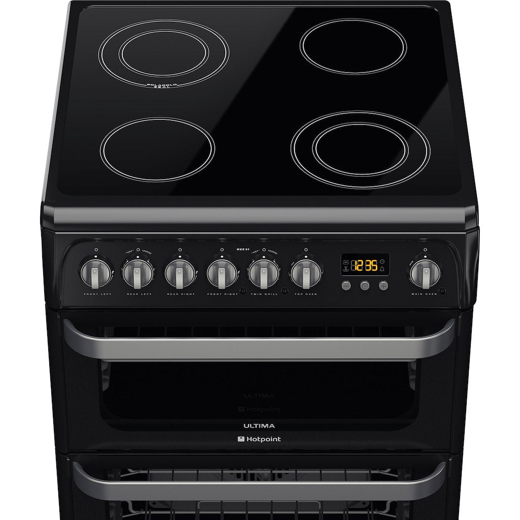 Hotpoint electric freestanding double cooker: 60cm